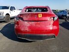 2022 Tesla Model Y Red vin: 7SAYGDEF5NF486819