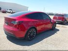 2022 Tesla Model Y Performance Dual Motor All-wheel Drive Red vin: 7SAYGDEF5NF563706