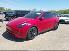 2022 Tesla Model Y Performance Dual Motor All-wheel Drive Red vin: 7SAYGDEF5NF563706