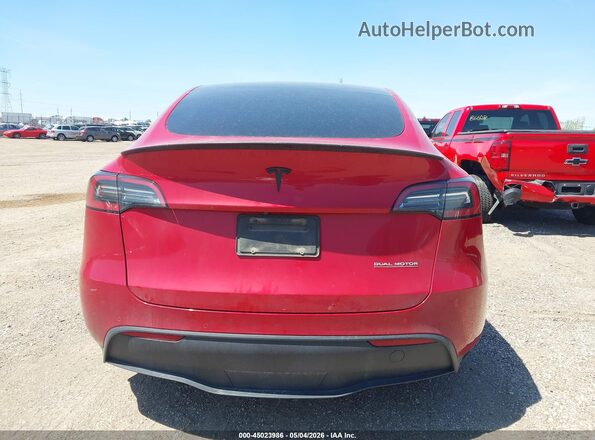 7SAYGDEF5NF563706 2022 TESLA MODEL Y Red 