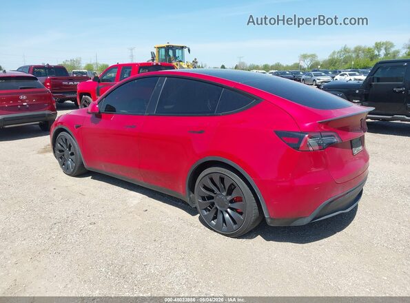 7SAYGDEF5NF563706 2022 TESLA MODEL Y Red Trasero izquierdo