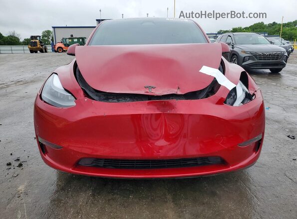 7SAYGDEF5RF033449 2024 TESLA MODEL Красный Вид спереди