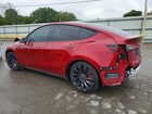 2024 Tesla Model Y Красный vin: 7SAYGDEF5RF033449