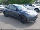 2022 Tesla Model Y Performance Dual Motor All-wheel Drive Gray vin: 7SAYGDEF6NF533677