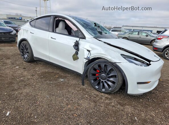 7SAYGDEF6SA353611 2025 TESLA MODEL White Front right