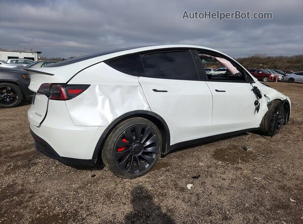 7SAYGDEF6SA353611 2025 TESLA MODEL White Rear right