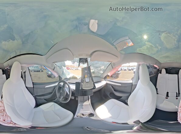 7SAYGDEF6SA353611 2025 TESLA MODEL White 360 interior view