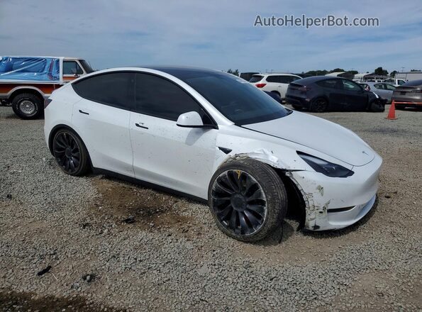7SAYGDEF7NF486532 2022 TESLA MODEL White Передня права чверть