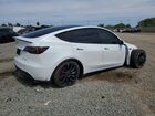 2022 Tesla Model Y White vin: 7SAYGDEF7NF486532