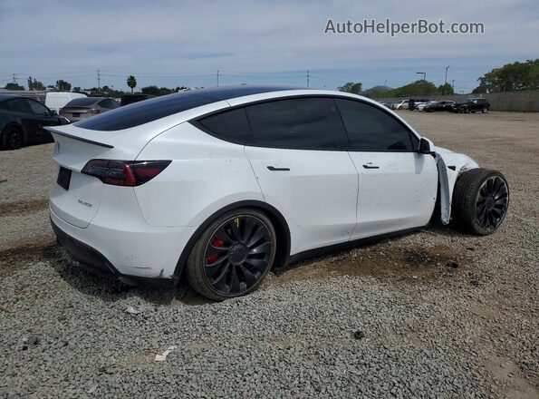 7SAYGDEF7NF486532 2022 TESLA MODEL White Задня права чверть