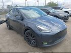 2022 Tesla Model Y Performance Dual Motor All-wheel Drive Серый vin: 7SAYGDEF7NF486837