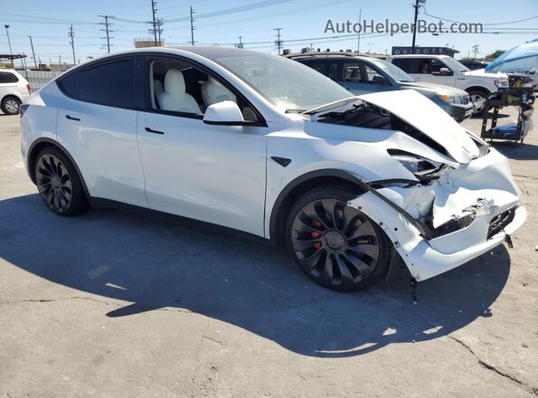 7SAYGDEF7NF490029 2022 TESLA MODEL White Delantero derecho