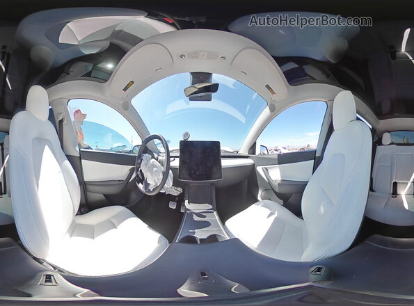 7SAYGDEF7NF490029 2022 TESLA MODEL White Vista de la etiqueta del VIN