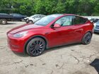 2024 Tesla Model Y Red vin: 7SAYGDEF7RF043500