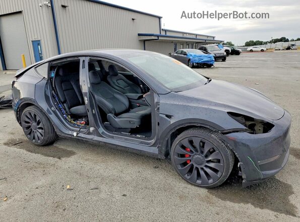 7SAYGDEF7RF085780 2024 TESLA MODEL Gray Delantero derecho