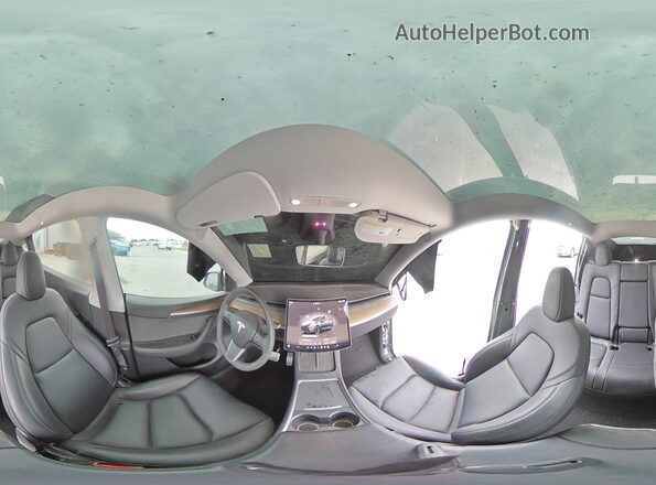 7SAYGDEF7RF085780 2024 TESLA MODEL Gray Vista interior de 360 grados