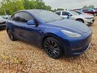 2025 Tesla Model Y Blue vin: 7SAYGDEF7SA342679