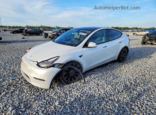 7SAYGDEF8NF326952 2022 TESLA MODEL White Передня ліва чверть
