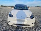 2022 Tesla Model Y White vin: 7SAYGDEF8NF326952