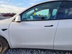 2022 Tesla Model Y White vin: 7SAYGDEF8NF326952