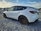 2022 Tesla Model Y White vin: 7SAYGDEF8NF326952