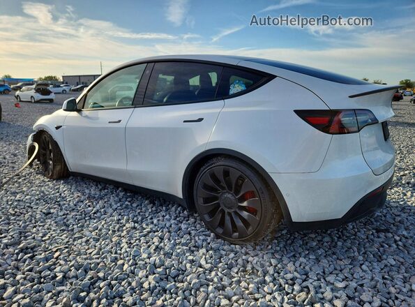 7SAYGDEF8NF326952 2022 TESLA MODEL White Задня ліва чверть