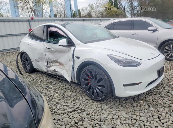 7SAYGDEF8NF520512 2022 TESLA MODEL White Delantero derecho