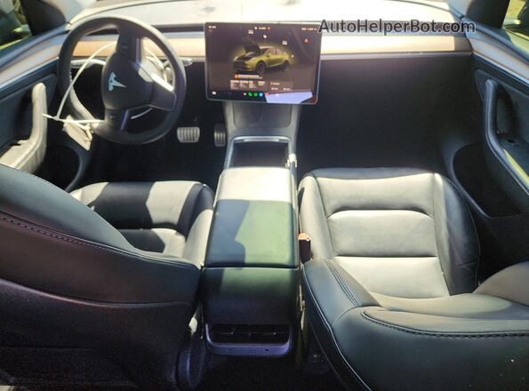 7SAYGDEFXNF530023 2022 TESLA MODEL Gray Вид панелі приладів