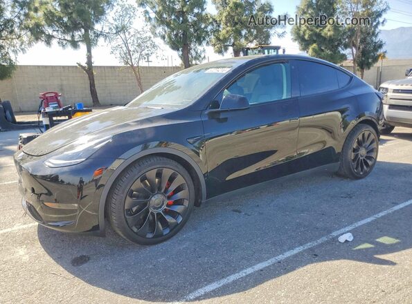 7SAYGDEFXNF533536 2022 TESLA MODEL Black წინა მარცხენა ხედი სამი მეოთხედიდან