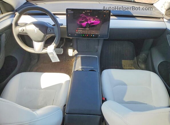 7SAYGDEFXPF903838 2023 TESLA MODEL Серый Вид панели приборов