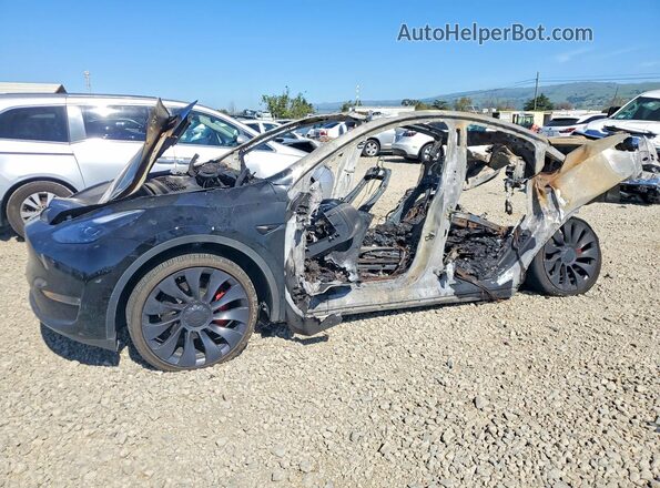 7SAYGDEFXRF080346 2024 TESLA MODEL Burn Передня ліва чверть