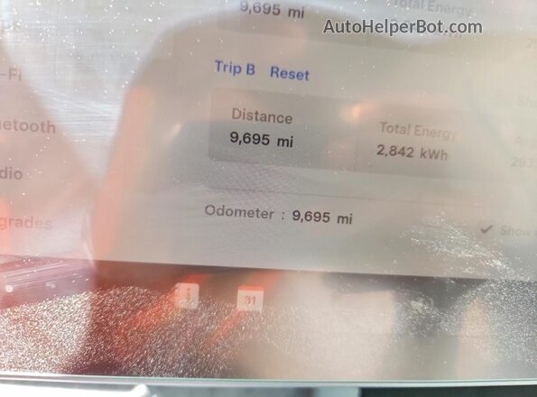 7SAYGDEFXSA374414 2025 TESLA MODEL Угольный Вид щитка приборов