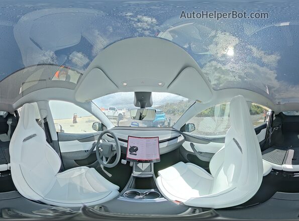 7SAYGDET3TA613387 2026 TESLA MODEL Black 360 interior view