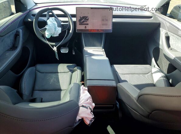 7SAYGDET5TA626772 2026 TESLA MODEL Серый Вид панели приборов