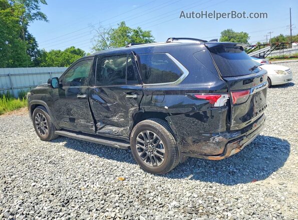 7SVAAABA1RX025707 2024 TOYOTA SEQUOIA Черный Задняя левая четверть