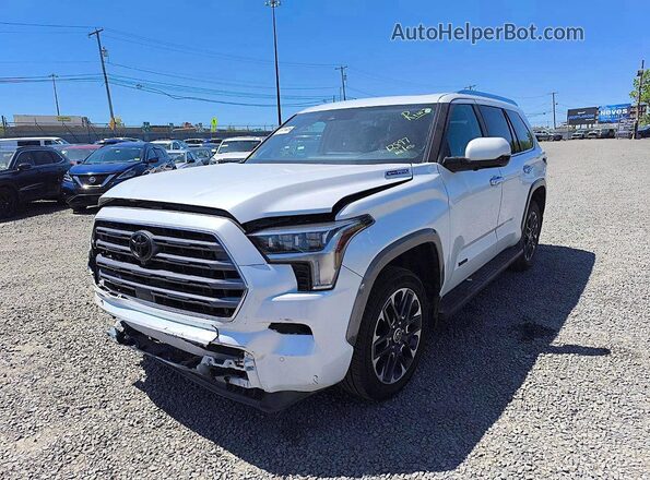 7SVAAABA1RX043351 2024 TOYOTA SEQUOIA White Przód lewy