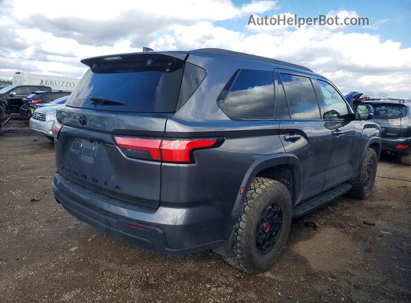 7SVAAABA2PX012168 2023 TOYOTA SEQUOIA Gray Trasero derecho
