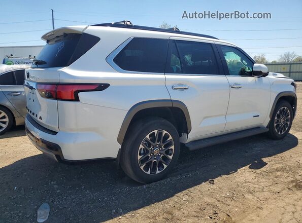 7SVAAABA3PX005553 2023 TOYOTA SEQUOIA White Задня права чверть