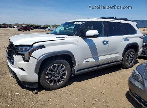 7SVAAABA3PX005553 2023 TOYOTA SEQUOIA White Передня ліва чверть
