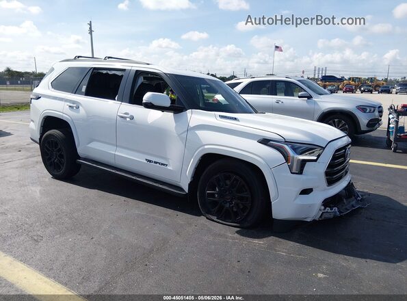 7SVAAABA3RX042931 2024 TOYOTA SEQUOIA White Delantero derecho
