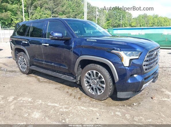 7SVAAABA4RX030867 2024 TOYOTA SEQUOIA Navy Przód prawy