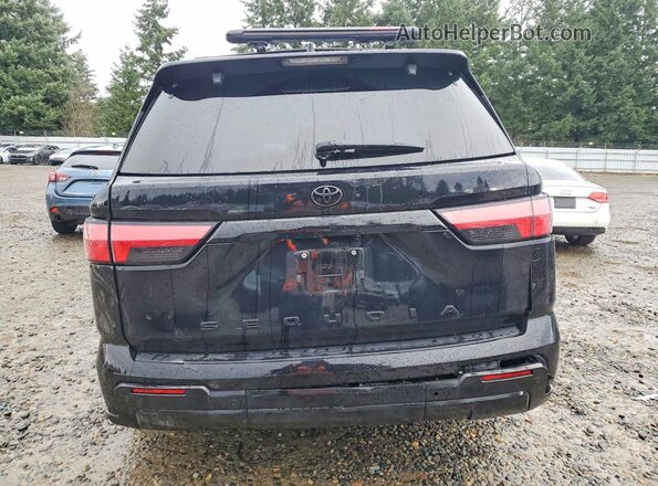 7SVAAABA6RX028151 2024 TOYOTA SEQUOIA Black Rear view
