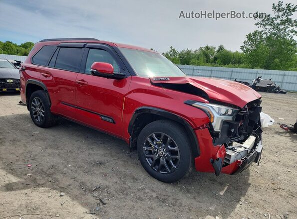 7SVAAABA8PX017973 2023 TOYOTA SEQUOIA Red Передня права чверть