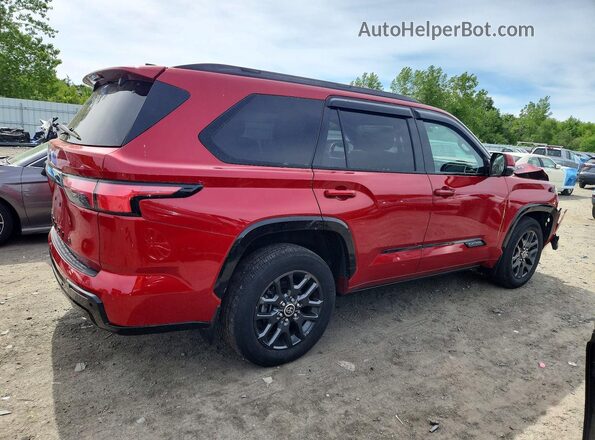 7SVAAABA8PX017973 2023 TOYOTA SEQUOIA Red Задня права чверть