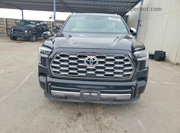 7SVAAABA9RX022179 2024 TOYOTA SEQUOIA Black Вид спереду