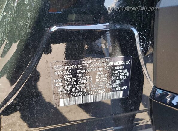 7YAMS5S18TY004665 2026 HYUNDAI IONIQ Black Սալոնի 360 աստիճան տեսք