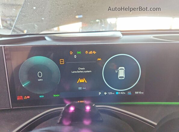 7YAMUFS36TY002950 2026 HYUNDAI IONIQ Gray ხელსაწყოთა პანელის ხედი