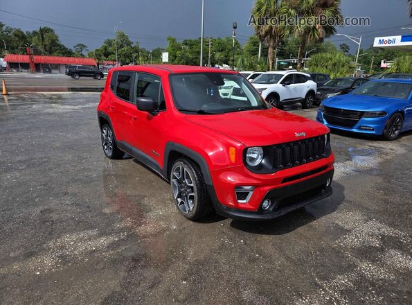 ZACNJCAB5MPM32715 2021 JEEP RENEGADE Red Vista tres cuartos delantera izquierda