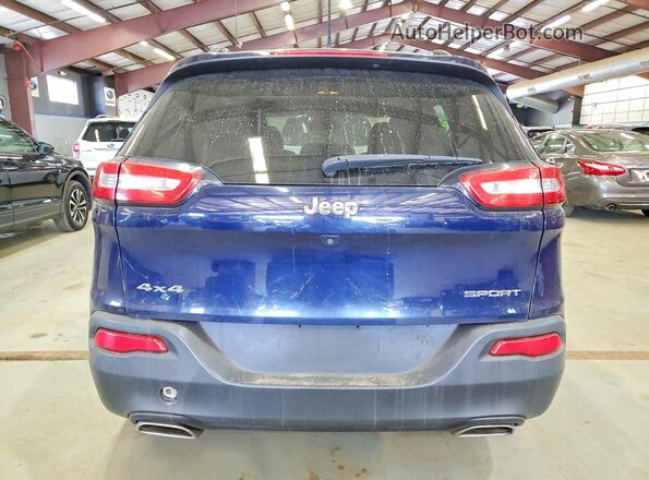 1C4PJMAS1GW252043 2016 JEEP CHEROKEE Blue Vista interior delantera