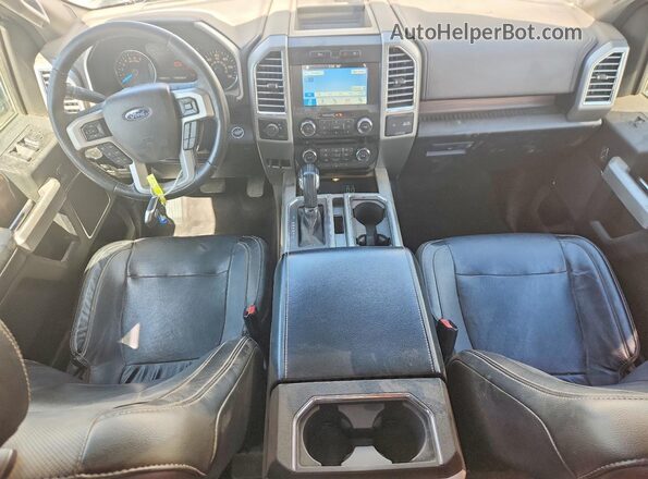1FTEX1CPXGKD15855 2016 FORD F150 Белый Вид панели приборов